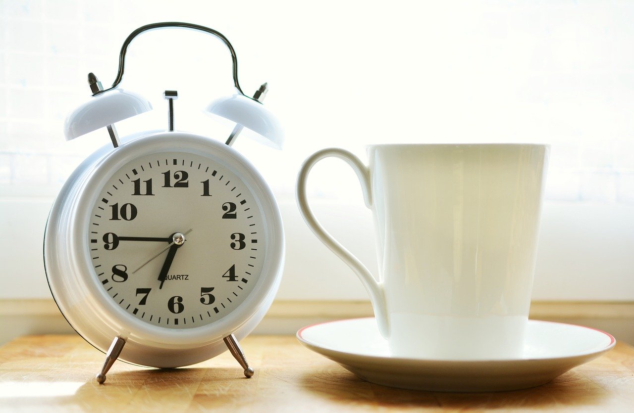 alarm clock, time of, good morning