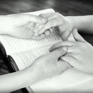 holding hands, bible, praying